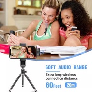 HXSJ F18 2.4G 無線領夾式麥克風 主動降噪麥克風 適用於視頻錄製、直播 fdpckp HXSJ F18 2.4G Wireless Lavalier Microphone Active N