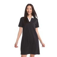 Short Sleeve Polo Dress Nữ Skechers Lifestyle Physical Academia Collection Trendy Short Sleeve Polo 