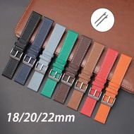 Genuine Leather Watchband Strap Quick Release 18mm 20mm 22mm Universal Wrist Band For Seiko Watch Accessories Retro Fashion Belt