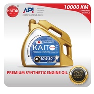 KAITO JAPAN 10W-30 Synthetic Engine Oil SP CF (4L) Minyak Hitam Kereta For Perodua Toyota Honda Prot
