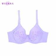 Wienna DB91304 ชุดชั้นใน เวียนนา Beauty เสื้อชั้นใน มีโครง ไซซ์ B,C,D 32-36 สีออฟไวท์ , ม่วง , เนื้อ (Rose Carnation)