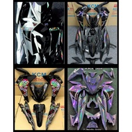 Coverset Honda Dash V1/V2/V3/V4/V5 110/125 Chrome Rainbow