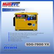 Silent diesel generator/Pembangkit listrik solar SDG 7900 YX