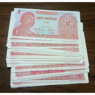 uang 1 rupiah sudirman 1968 sesuai foto
