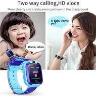 Q12 Children's Smart Watch SOS Phone Watch Smartwatch Camera With Sim Card Waterproof IP67 Kids Gift For IOS Android