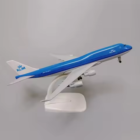 747 B747 Airplane Model 20cm Alloy Metal AIR Netherlands KLM Airlines Plane Model Building Kit Airpl