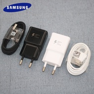 （A Boutique） ▼✑ที่ชาร์จ Samsung 15W ของแท้หัวปลั๊ก EU 9V1.67A สายชาร์จเร็ว Adaptor Traveling สายเคเบิลชนิด C 1.2เมตรสำหรับ Galaxy A22 A32 A53 A33 M51 5G