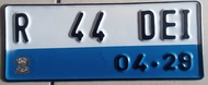 PLAT NOMOR MOTOR STD & NOMOR MOTOR LISTRIK FONT BARU & FONT LAMA