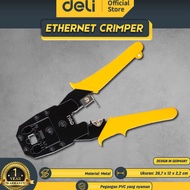 Newest Deli Ethernet Crimper Crimping Pliers 3 in 1 4P 6P 8P RJ45 RJ11 E2468 Tools
