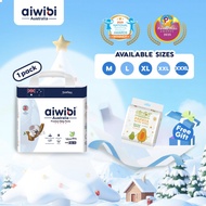 (FREE GIFT) Aiwibi Natural Premium Big Pack Diaper M/L/XL/XXL/XXXL
