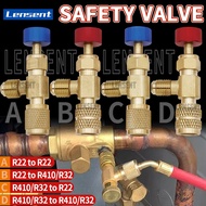 【Safety Valve】Lensent Safety Valve Adapter R410a R22 R32 Fluorine-Added Adapter Refrigerant Charging