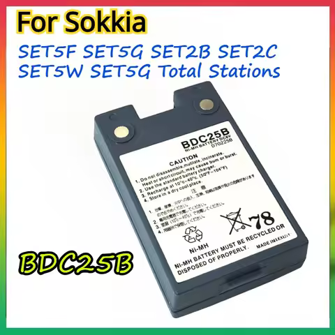 2500MAH 7.2V BDC25B BDC25A Ni-MH Battery for Sokkia SET5F SET5G SET2B SET2C SET5W SET5G Total Statio