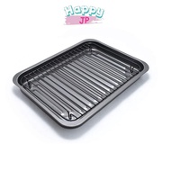 Seiei [Choyaki wide tray 18747] Fish grill cooking tray toaster grill black