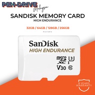 Sandisk High Endurance 32GB / 64GB / 128GB / 256GB microSD Memory Card