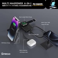 ARGO - 6in1 Multi Megpower 充電器：讓您的所有裝置充滿活力 (MD10) 雙線外置充電器 流動電池 Type C & iPhone lightning Apple Watch