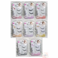 FALSE EYELASHES WITH EYELASH GLUE ( PURE & MODE ) ( JAPAN DAISO MICHE BLOOMIN )