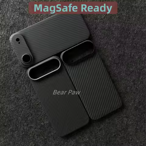 Cases for iPhone 17 Air iPhone Air Aramid Carbon Fiber Magnetic Case for MagSafe iPhone Air 17 Pro M