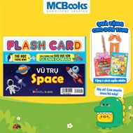 Flash Card Book - Smart Learning Cards According to Glenn Doman Early Education Method - Universe - 