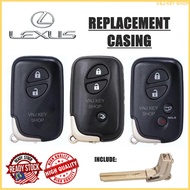 Replacement Keyless Car Key Shell 2/3/4 Buttons Smart Remote Case for Lexus GS430 ES350 GS350 LX570 