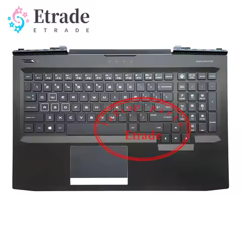 New Original For HP OMEN 15-CE Palmrest Touchpad With US Keyboard Top Cover Upper Case L20535-001