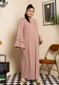 Lubna - Plus Size Knit Camellia Dress