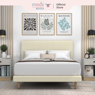 mooZzz | Ruben Headboard + Jory Divan / Bed Frame / Single / Super Single / Queen / King / Solid Wood / High Density Foam