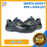 GEMA Safety Shoes KPR L-026X (S1) Genuine Buffalo Leather Work Shoes Anti-Electric Anti-Slip Shoes L