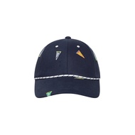 [MOO 10/24] Pennant Embroidered Cap หมวกแก๊ป  ตกแต่งดีเทลปักลวดลาย ธง Ivy league แต่งดีเทลเชือกลาย P