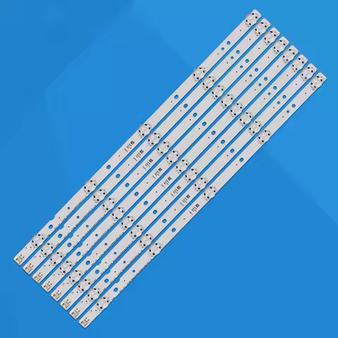 8PCS/set LED backlight strip For TH-49DX600U TC-49DS600C TX-49DSW504 TX-49ES513E TX-49ESW404