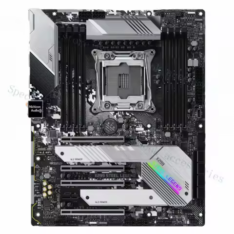 A++FOR ASRock X299 Steel Legend Motherboard LGA2066 support i7-7800 i9-9900/10980x CPU