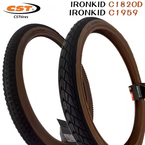 20 inch CAT Bicycle tires C1820D 406 20X1.75 20X1.95 Brown Skin edge retro Folding Bike Tyre C1959 6