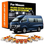 Canbus LED Interior Dome Map Trunk Light Kit For Nissan NV200 NV250 NV300 NV350 2010-2016 2017 2018 2019-2022 Car Led Bulbs