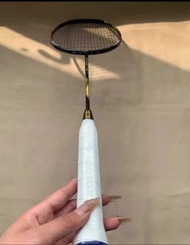 勝利victor黑金小隼全碳素羽毛球拍黑金隼配色羽毛球拍TK-F黑金隼威克多羽毛球拍4u 單拍