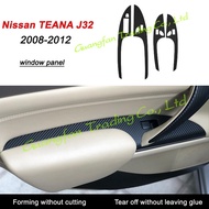 HBGER 3D แต่งรถสำหรับ Nissan Teana J32 2008-2012/5D รถคาร์บอนไฟเบอร์คอนโซลภายในตรงกลางเปลี่ยนสีได้สต