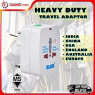 SUM Travel Adaptor / Plug Universal Max 6A 250V