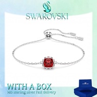 Premium purchasing agent for Swarovski jewelry made of pure silver Birthstone January Red Square Bra