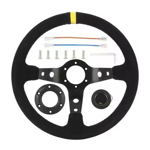 350mm 14inch Car Steering Wheel Drift Racing Game Steering Wheel Universal 70mm PCD For Logitech G29