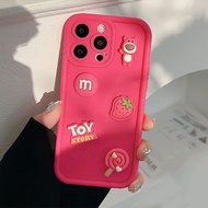 MATA Phone Cover Case Cartoon TOY STORY ROSE RED For REALME C53 C1 C2 10 11 C11 C12 C25 C17 7I C20 C