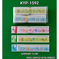 15CM RULER 15CM RULER/ KYP-1592 (12 PCS)
