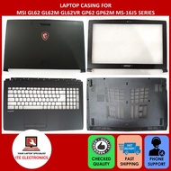ORIGINAL MSI GE62 GL62 GP62 GP62M GF62 GV62 7RC 7RD MS-16J5 MS-16J9 LCD FRONT CASE A/ BEZEL B/ PALMR