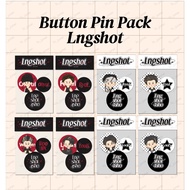 Hi-Junei | Fanmerch Button Pin Pack Lngshot (3 pcs)