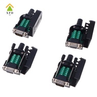 [XFD]  DB9 Connector Male Female 9 Pin Plug Wire Sleeve RS232 RS485 Breakout Terminals [hot sale]