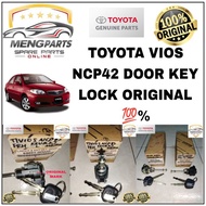 ORIGINAL 💯% TOYOTA VIOS NCP42 FRONT DOOR KEY LOCK ,KEY CYLINDER IN DOOR LH-69052-0D030/RH-69051-0D02