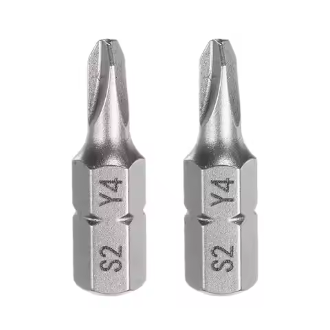 1/2/5pcs Y Shape Screwdriver Bits 1/4" Hex Shank S2 Steel Magnetic Y3 Y4 Y5 Y6 Head Electric Screw D