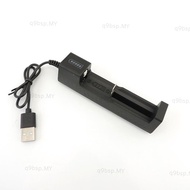 Usb 5V Power Charger 1 Slot Port 3.7V Li-Ion Lithium Battery Adapter For Rechargeable Batteries  MY9
