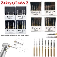 5Pcs/Box Zekrya/Endo Z FG Carbide Tungsten Burs Drill Extraction Burs For High Speed Handpiece 21mm 
