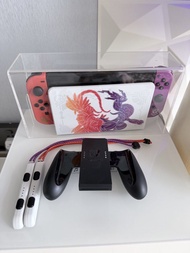 Nintendo Switch（OLED款式）寶可夢 朱／紫特別版 主機及其配件