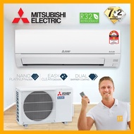 Mitsubishi 1HP / 1.5HP / 2HP / 2.5HP R32 Non Inverter Air Conditioner (MS-JR10VF / MS-JR13VF / MS-JR18VF / MS-JR24VF)