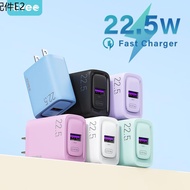 ✷KIVEE หัวชาร์จเร็ว 22.5W30W หัวชาร์จ 2 พอร์ต รองรับโทรศัพท์ iphone และ Android Samsung HUAWEI Xiaomi Fast Charger♛