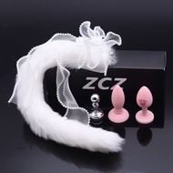 Tail with Bow Plug Detachable Backyard Toy Small Size Toy Elementary
